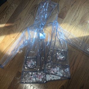 Victoria Beckham for target NWT clear raincoat